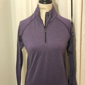 Scotts Purple Half Zip Athletic Jacket